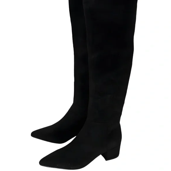 Elegant New in box Marc Fisher Black Women's Over the Knee-High Boots - Picture 8 of 12